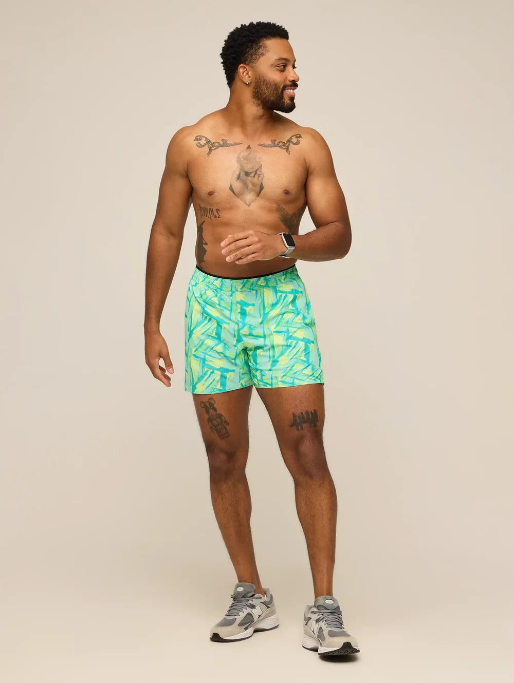 The 90s Wallpaper 5.5" (Ultimate Training Short with Hidden Liner) - Image 2 - Chubbies Shorts