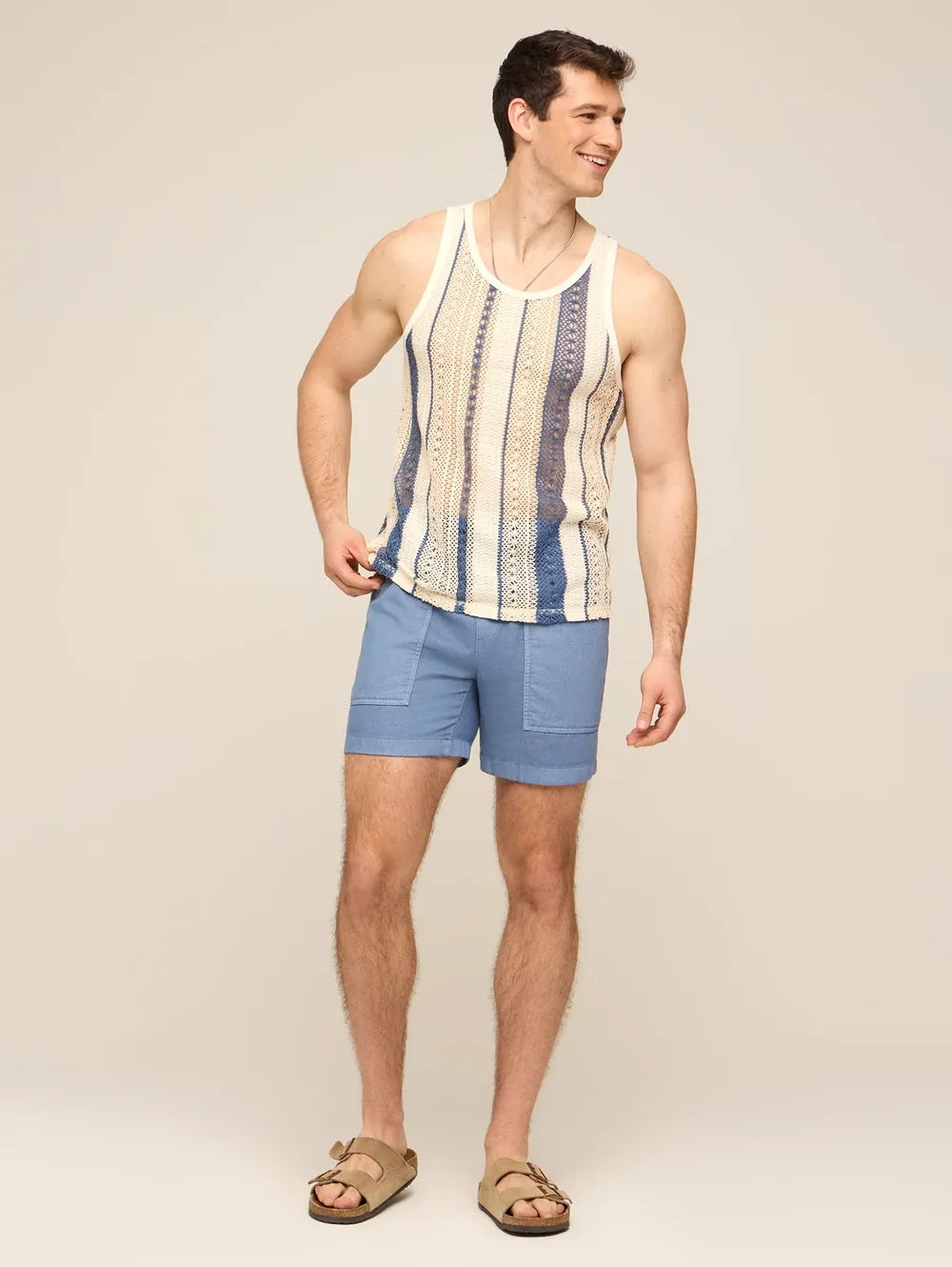 The Calm Seas (Crochet Tank) (CQS) - Image 5 - Chubbies Shorts