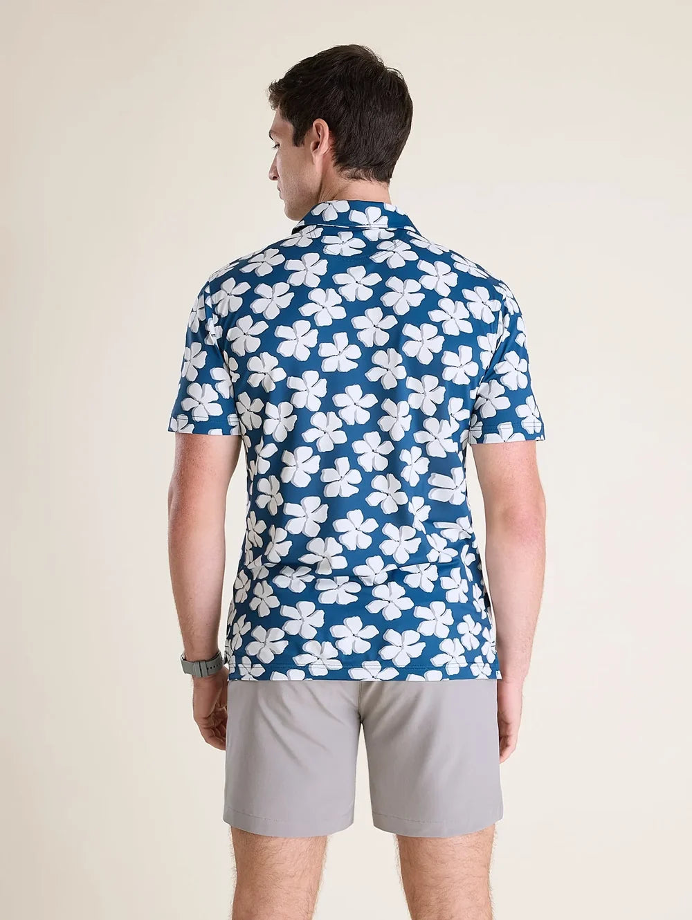 The Daisy Chain (Range Polo)- Navy - Image 2 - Chubbies Shorts