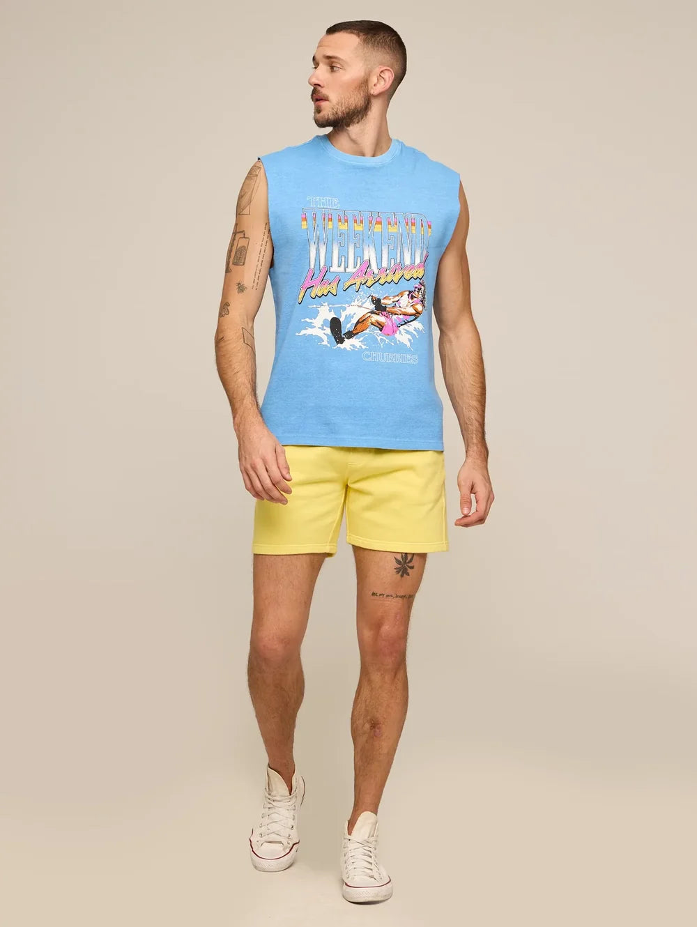 The Heck Yes Brother (Muscle Tank) - Image 3 - Chubbies Shorts