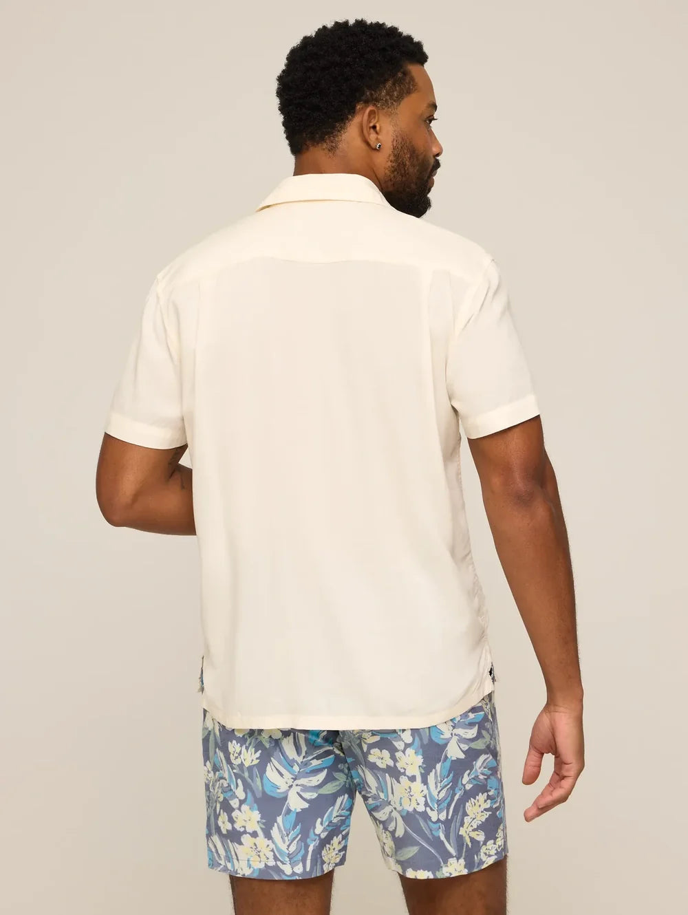 The Ivory Lotus (Rayon Sunday Shirt) - Image 3 - Chubbies Shorts