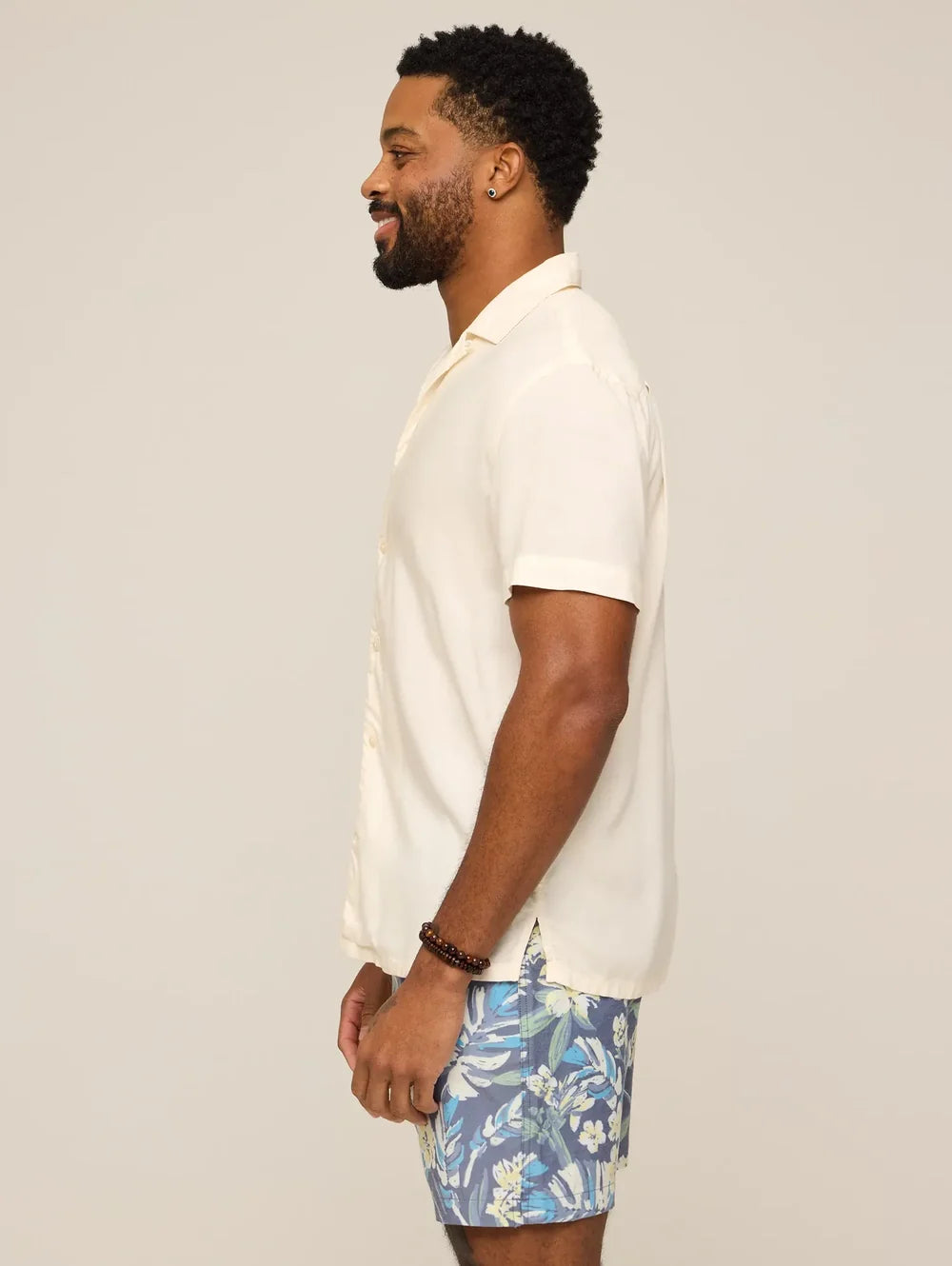 The Ivory Lotus (Rayon Sunday Shirt) - Image 2 - Chubbies Shorts
