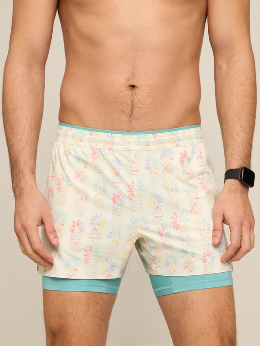 The Pastel Pineapples 4" (Ultimate Training Short) - Image 5 - Chubbies Shorts