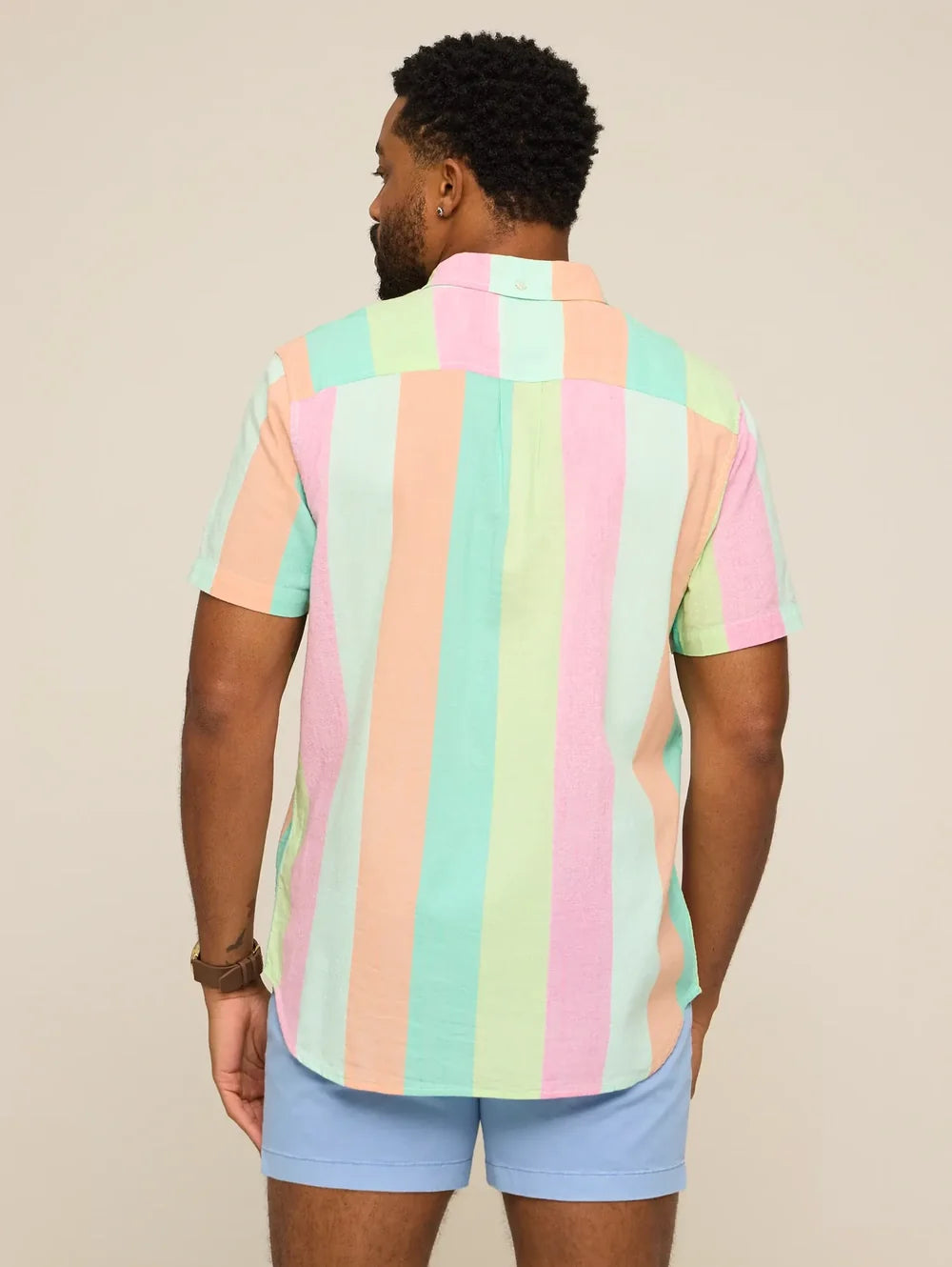 The Seafom Layer (Resort Weave Friday Shirt) - Image 2 - Chubbies Shorts