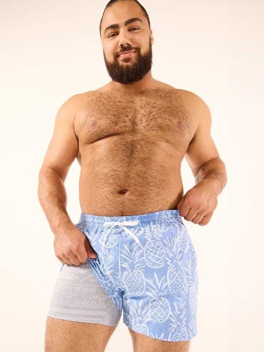 The Thigh-Napples 4" (Lined Classic Swim Trunk) - Image 1 - Chubbies Shorts