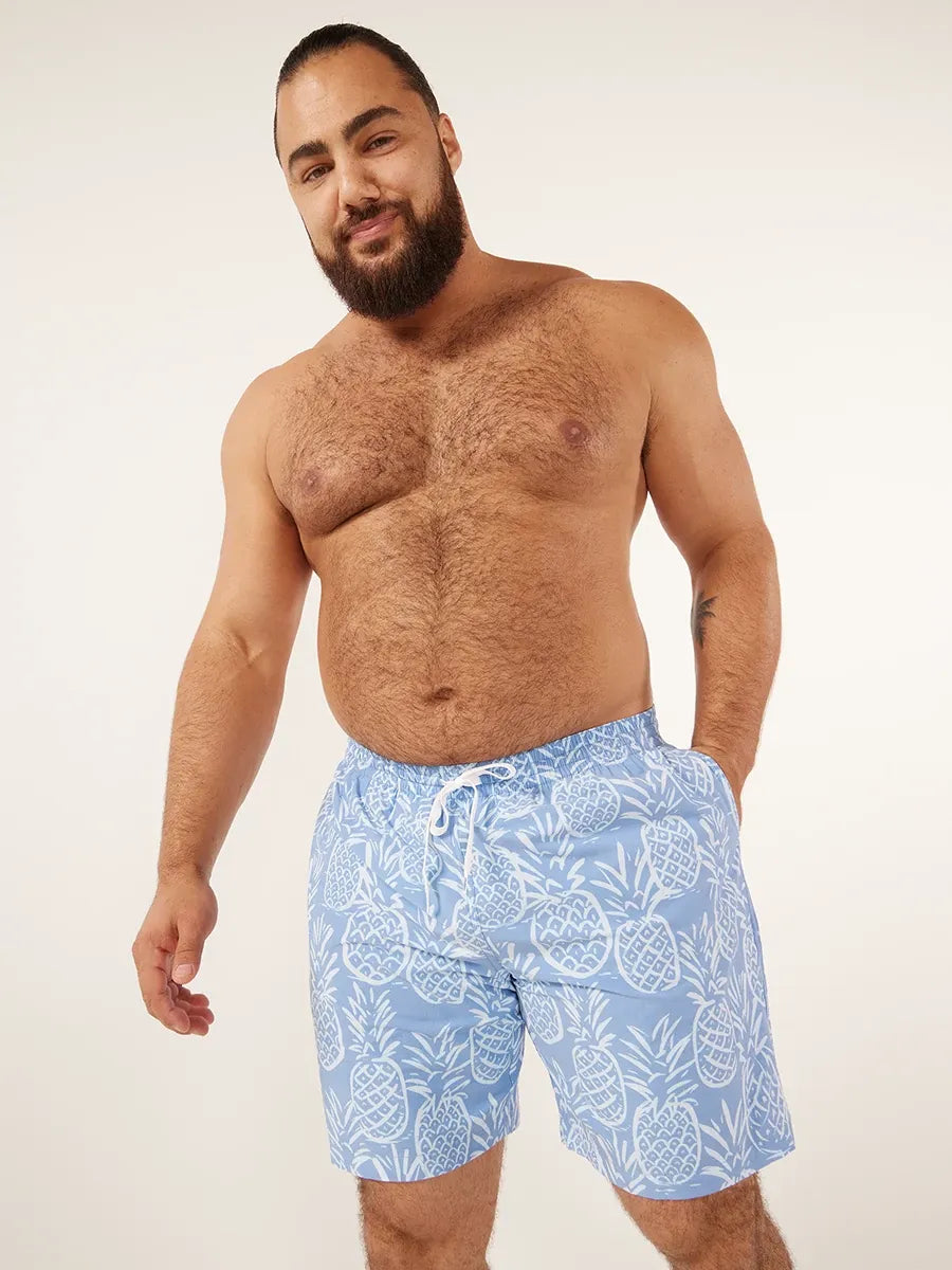 The Thigh-napples 7" (Faded Classic Swim Trunk) - Image 1 - Chubbies Shorts