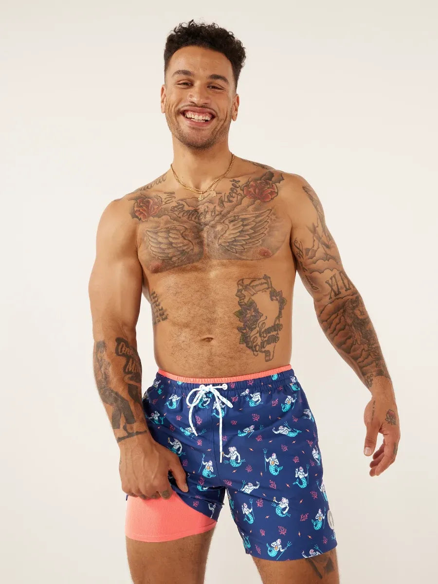 The Triton of the Seas 5.5" (Classic Lined Swim Trunk) - Image 1 - Chubbies Shorts