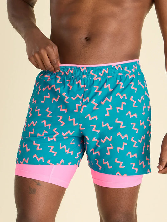 The Twist and Squiggle- Blue 5.5" (Ultimate Training Short) - Image 1 - Chubbies Shorts