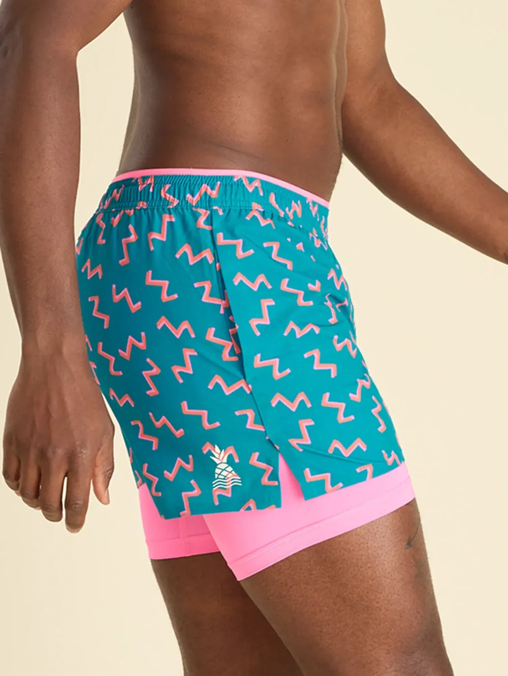 The Twist and Squiggle- Blue 4" (Ultimate Training Short) - Image 5 - Chubbies Shorts