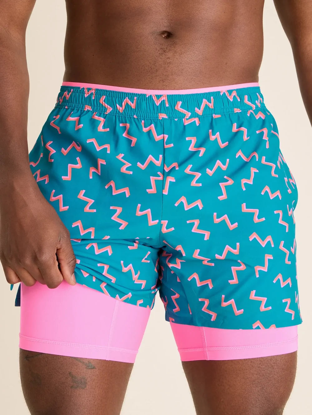 The Twist and Squiggle- Blue 5.5" (Ultimate Training Short) - Image 4 - Chubbies Shorts