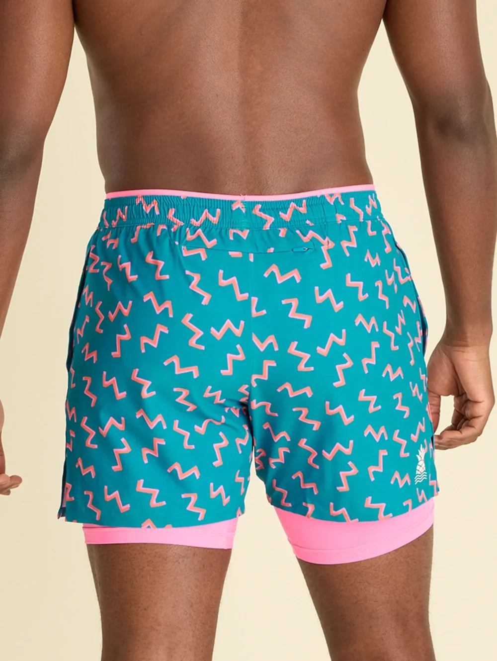 The Twist and Squiggle- Blue 5.5" (Ultimate Training Short) - Image 2 - Chubbies Shorts