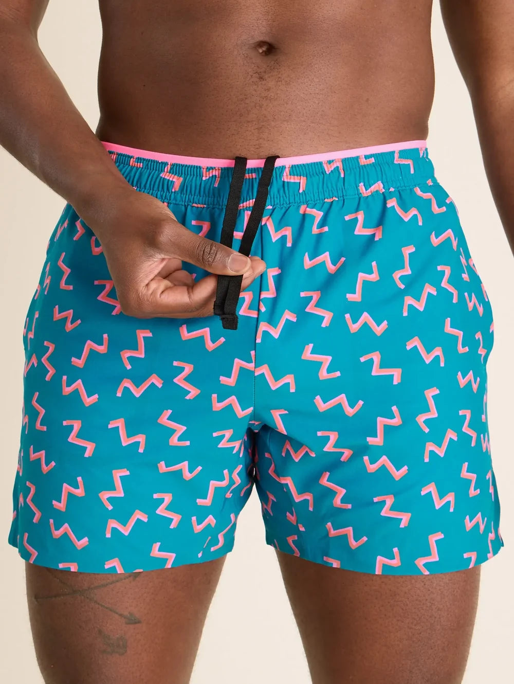 The Twist and Squiggle- Blue 5.5" (Ultimate Training Short with Hidden Liner) - Image 5 - Chubbies Shorts