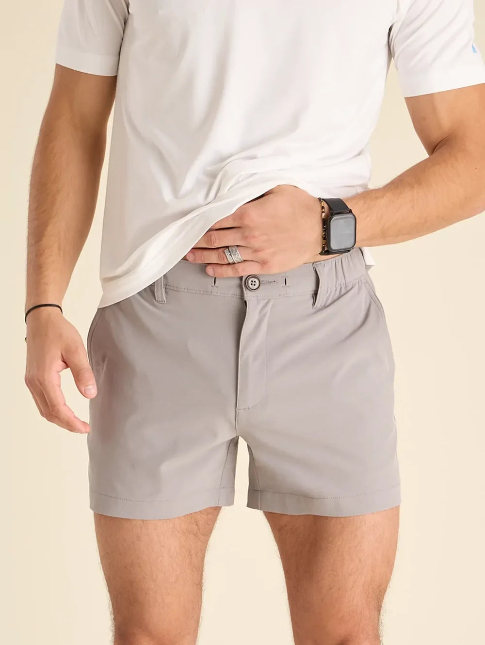 The World's Grayest 4" (Everywear Performance Short) - Image 4 - Chubbies Shorts