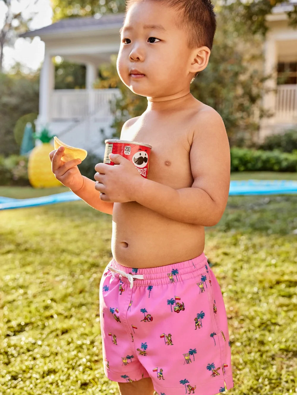 The Dino Racers (Toddler Swim Trunk) - Image 3 - Chubbies Shorts