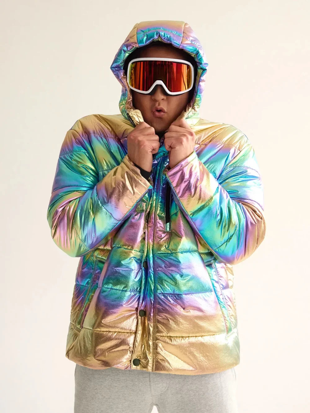 The Holy Holographic (Apres Jacket) - Image 1 - Chubbies Shorts