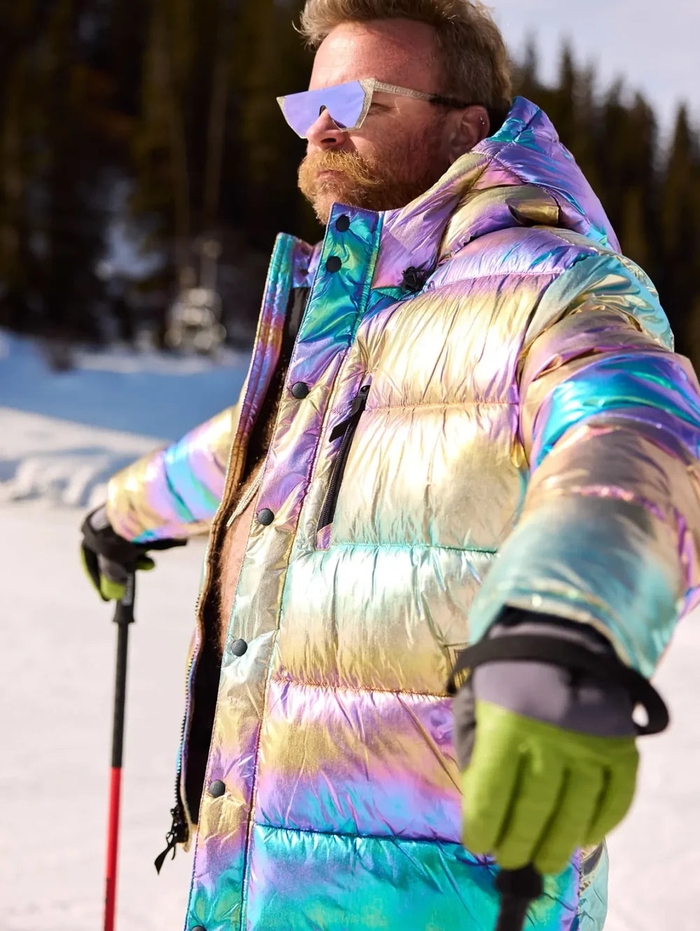 The Holy Holographic (Apres Jacket) - Image 2 - Chubbies Shorts