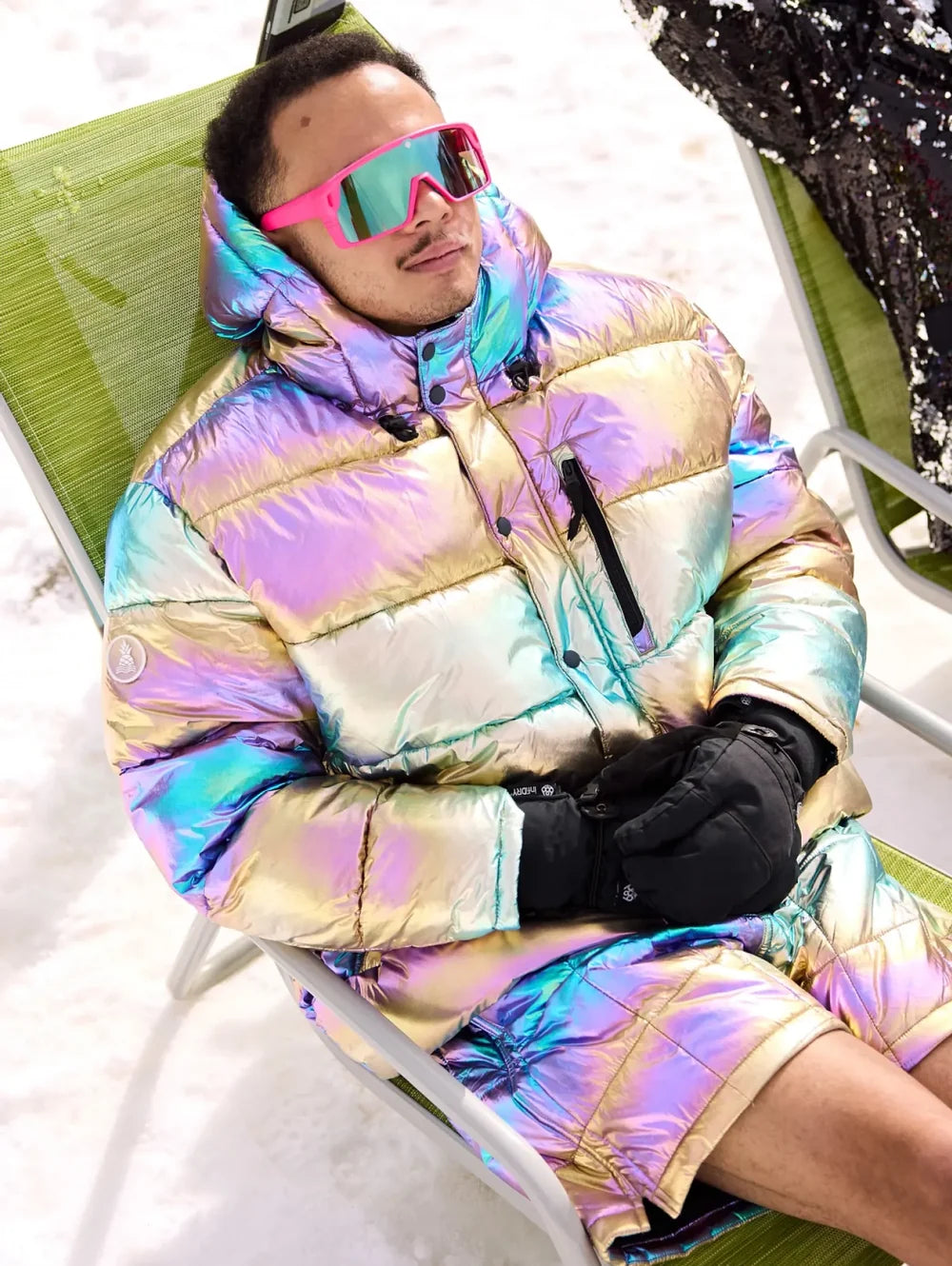 The Holy Holographic (Apres Jacket) - Image 1 - Chubbies Shorts