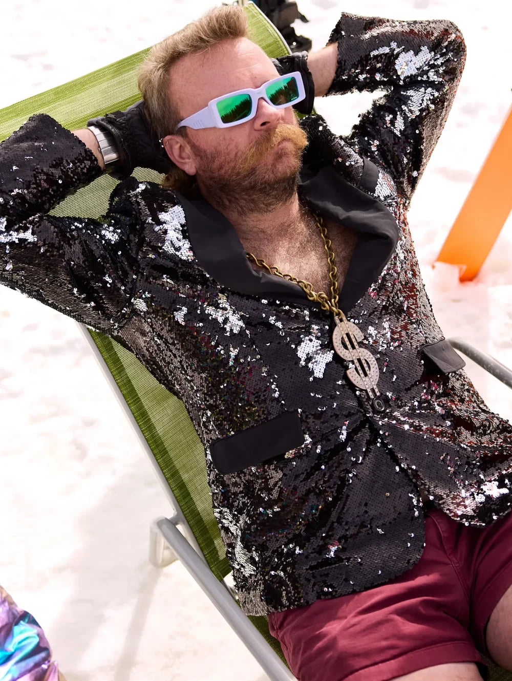 The Shadow Cruiser (Sequin Party Blazer) - Image 2 - Chubbies Shorts
