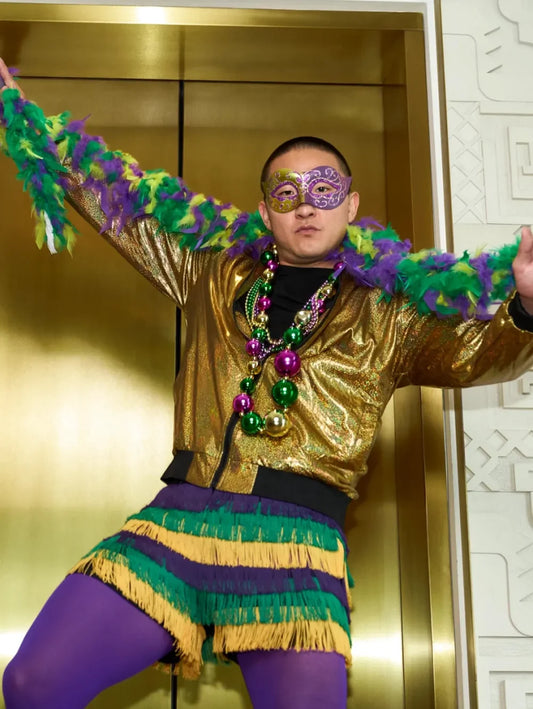 The Masquerade Motions 5.5" (Fringe Party Short) - Image 1 - Chubbies Shorts