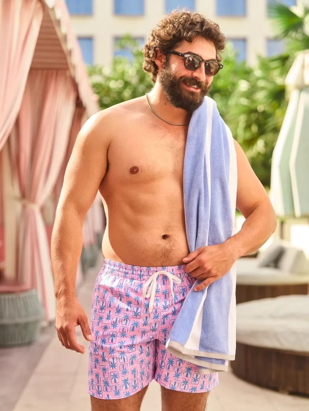 The Miami Mosaics 5.5" (Classic Swim Trunk) - Image 1 - Chubbies Shorts