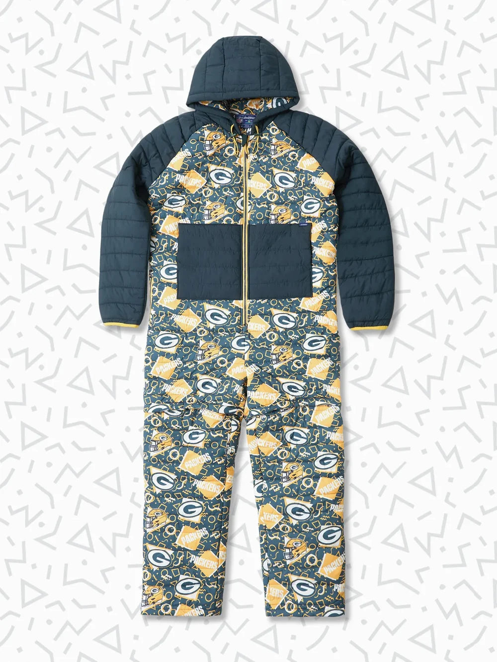 The Packers Game Day Fit (NFL Puffer Chubbsie) - Image 1 - Chubbies Shorts