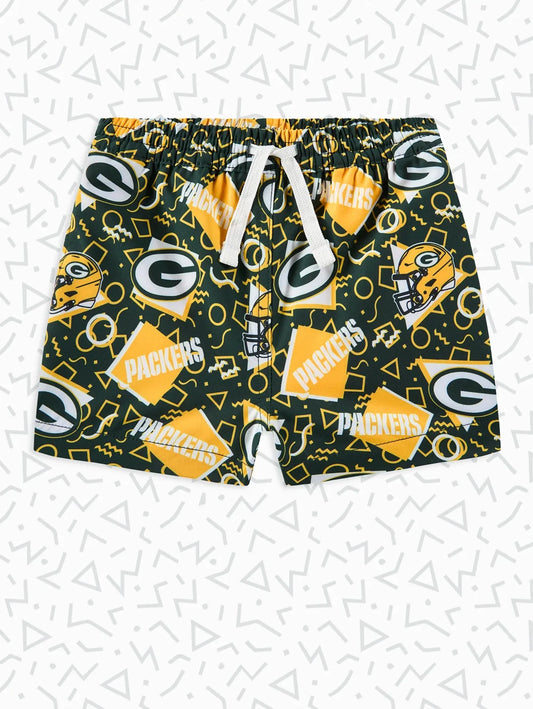 The Packers Game Day Fit (Toddler Swim Trunk) - Image 1 - Chubbies Shorts
