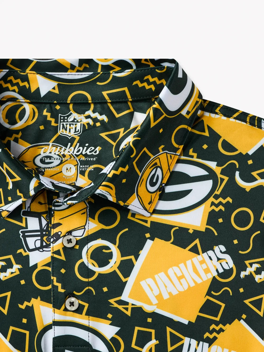 The Packers Game Day Fit (Performance Polo) - Image 3 - Chubbies Shorts