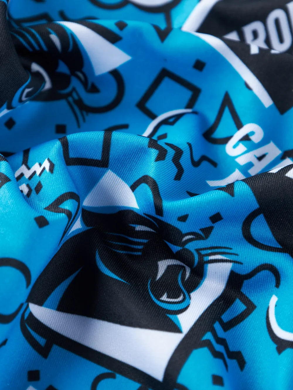 The Panthers Game Day Fit (Boys Performance Polo) - Image 3 - Chubbies Shorts