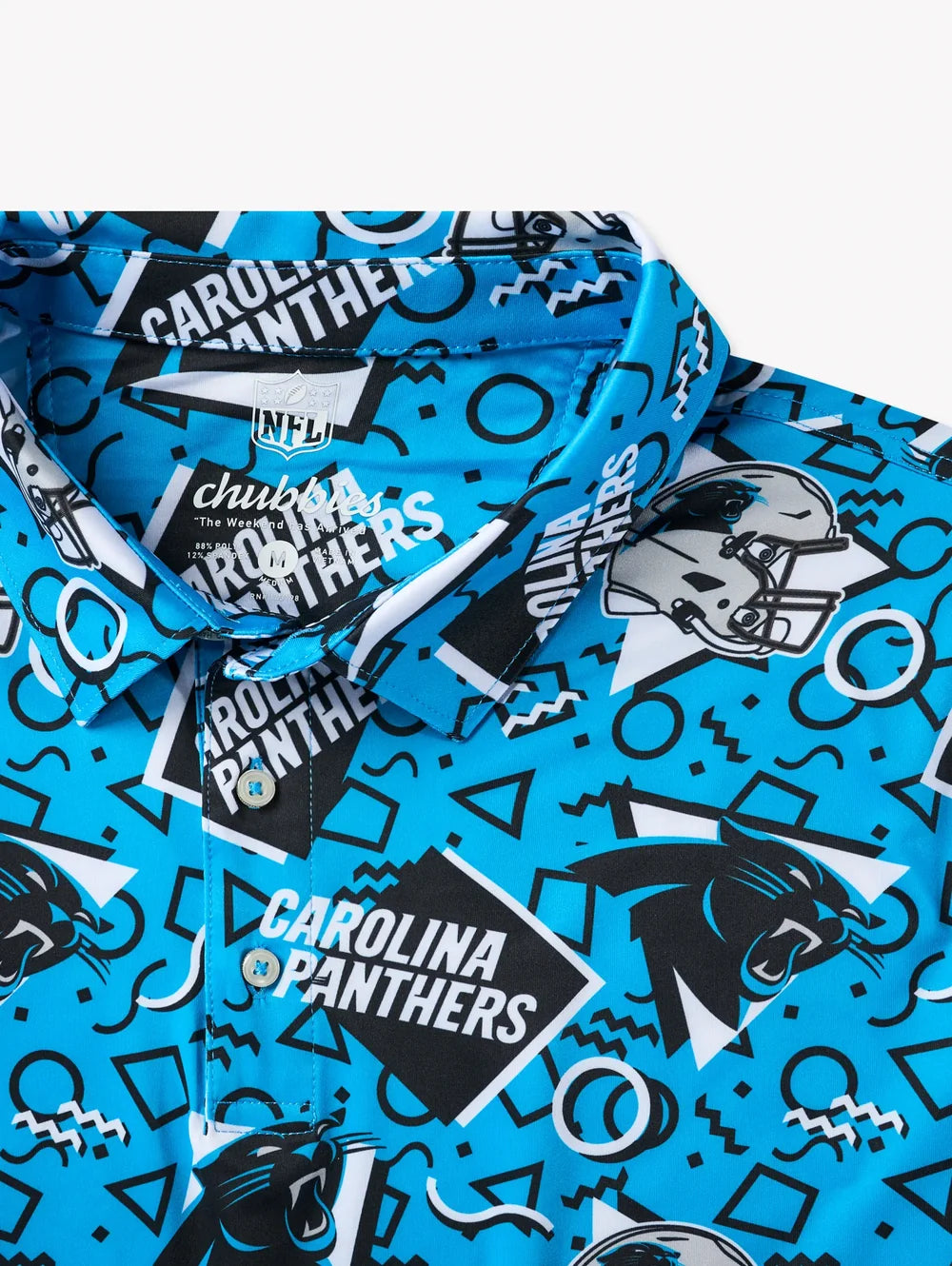 The Panthers Game Day Fit (Performance Polo) - Image 2 - Chubbies Shorts