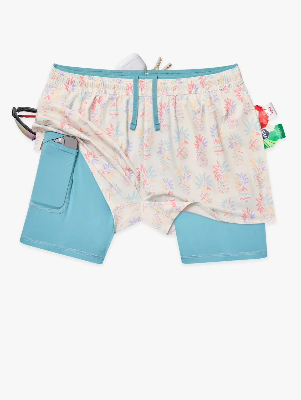 The Pastel Pineapples 4" (Ultimate Training Short) - Image 1 - Chubbies Shorts