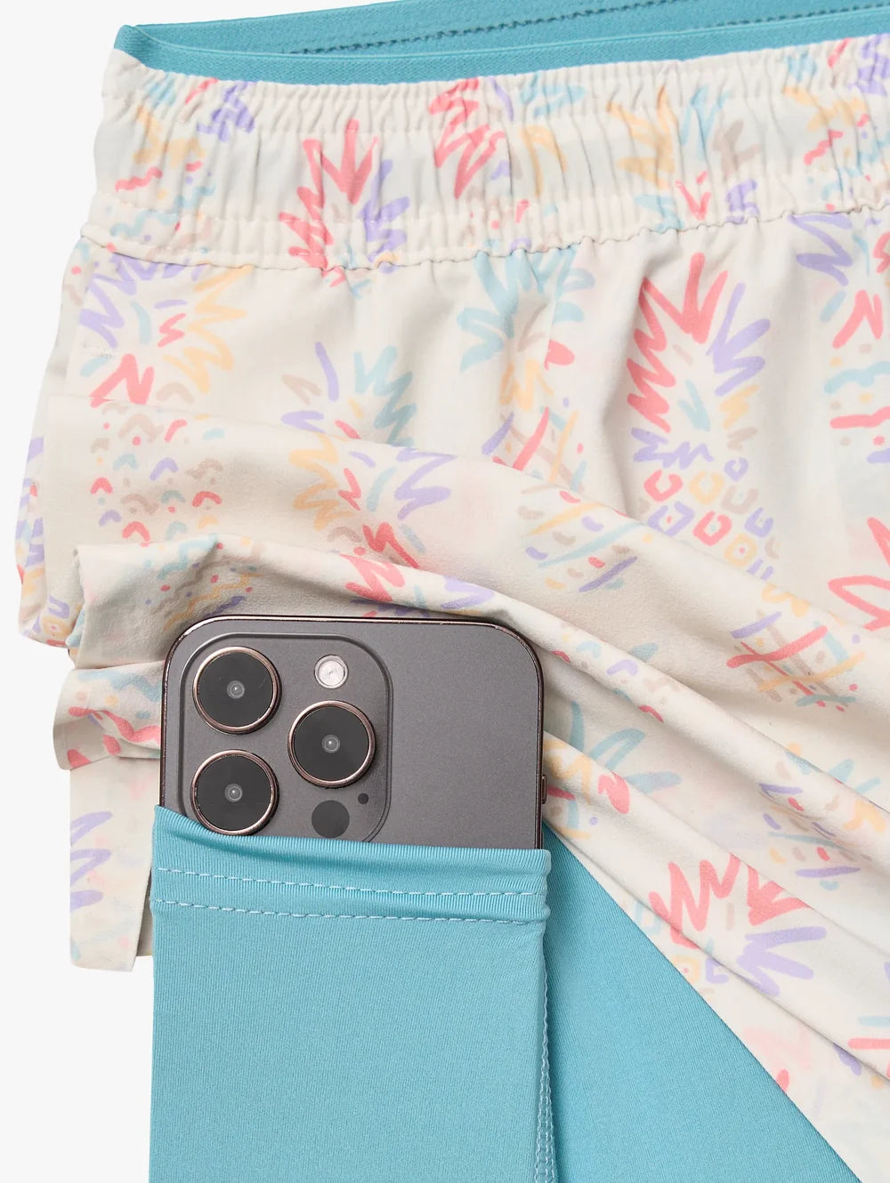 The Pastel Pineapples 4" (Ultimate Training Short) - Image 2 - Chubbies Shorts