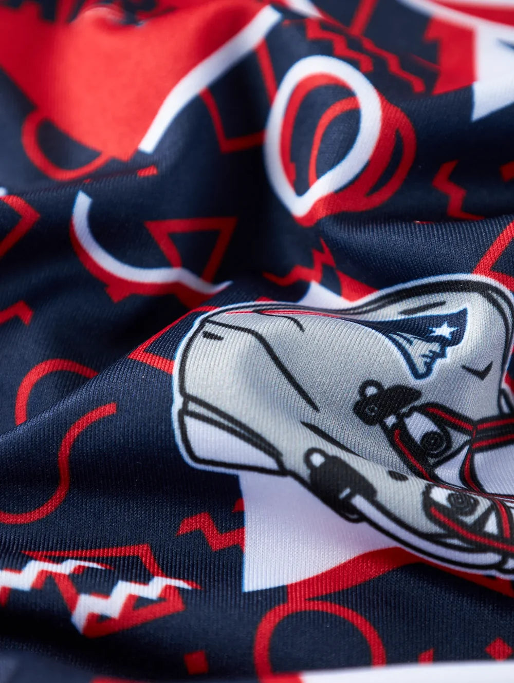 The Patriots Game Day Fit (Boys Performance Polo) - Image 3 - Chubbies Shorts