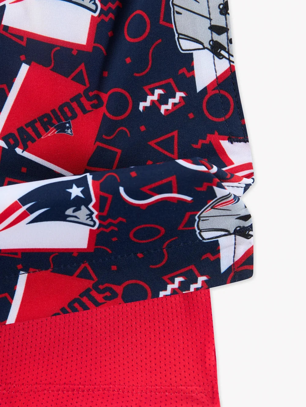 The Patriots Game Day Fit (Boys Classic Lined Trunk) - Image 2 - Chubbies Shorts
