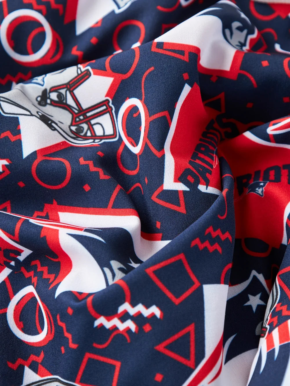 The Patriots Game Day Fit (Boys Classic Lined Trunk) - Image 3 - Chubbies Shorts