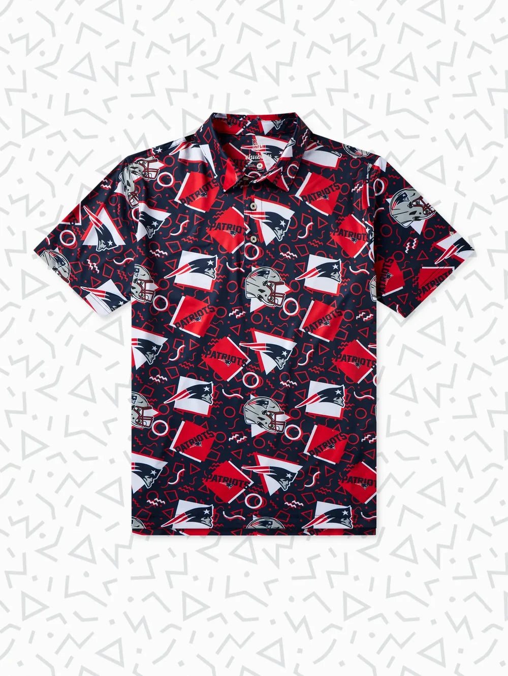 The Patriots Game Day Fit (Performance Polo) - Image 1 - Chubbies Shorts