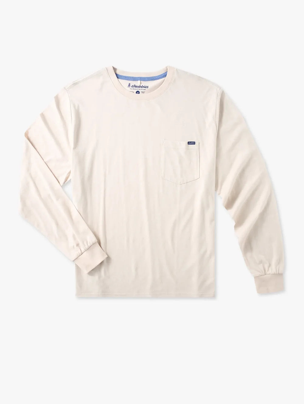 The Perfectly Oat-ay (L/S Pocket T-Shirt) - Image 1 - Chubbies Shorts