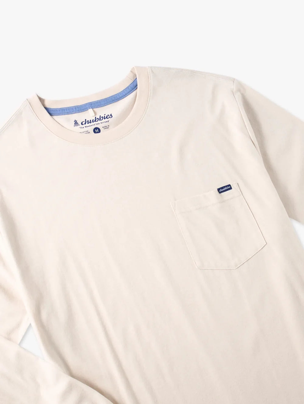 The Perfectly Oat-ay (L/S Pocket T-Shirt) - Image 2 - Chubbies Shorts