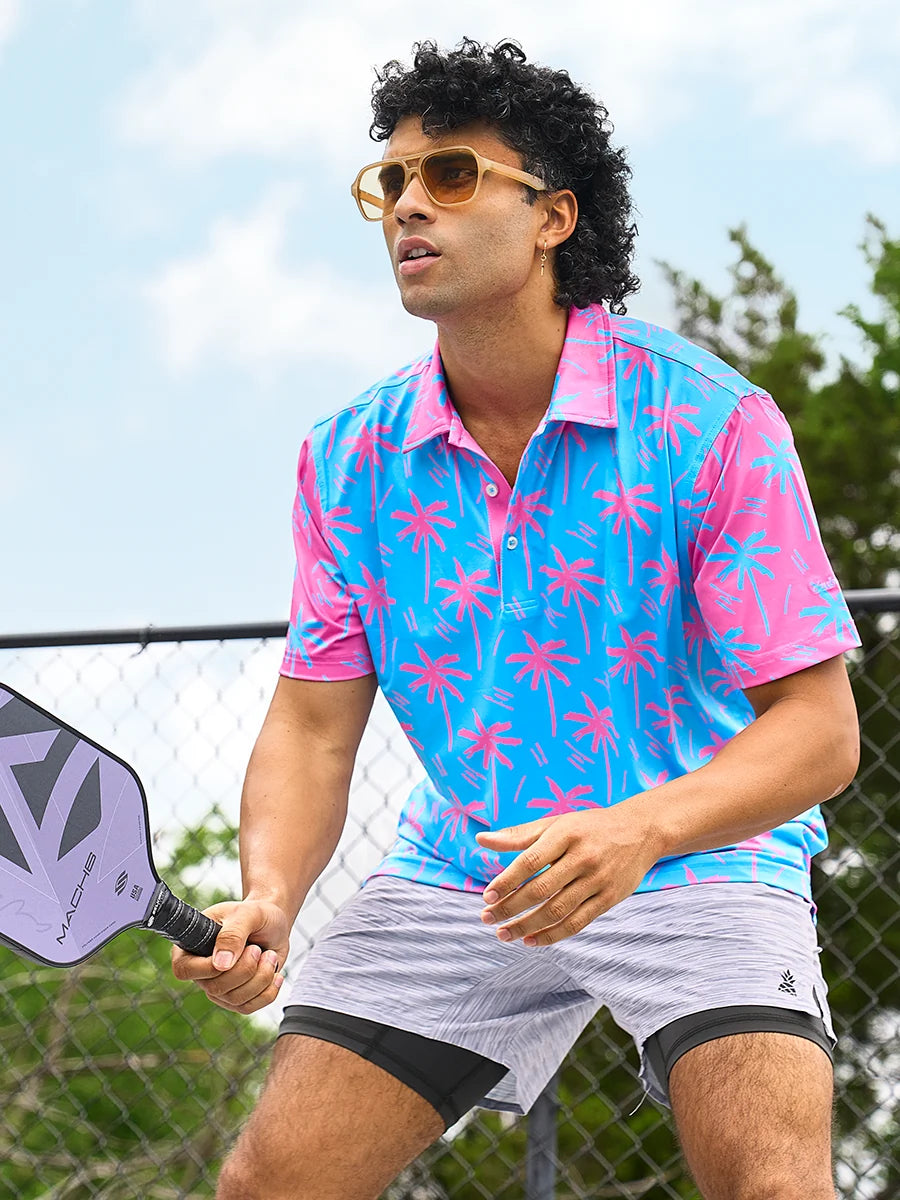 Performance Polo (Electric Slide) - Image 2 - Chubbies Shorts