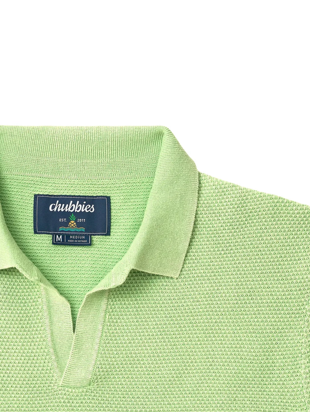 The Pistachio Glow (Knit Polo) - Image 11 - Chubbies Shorts