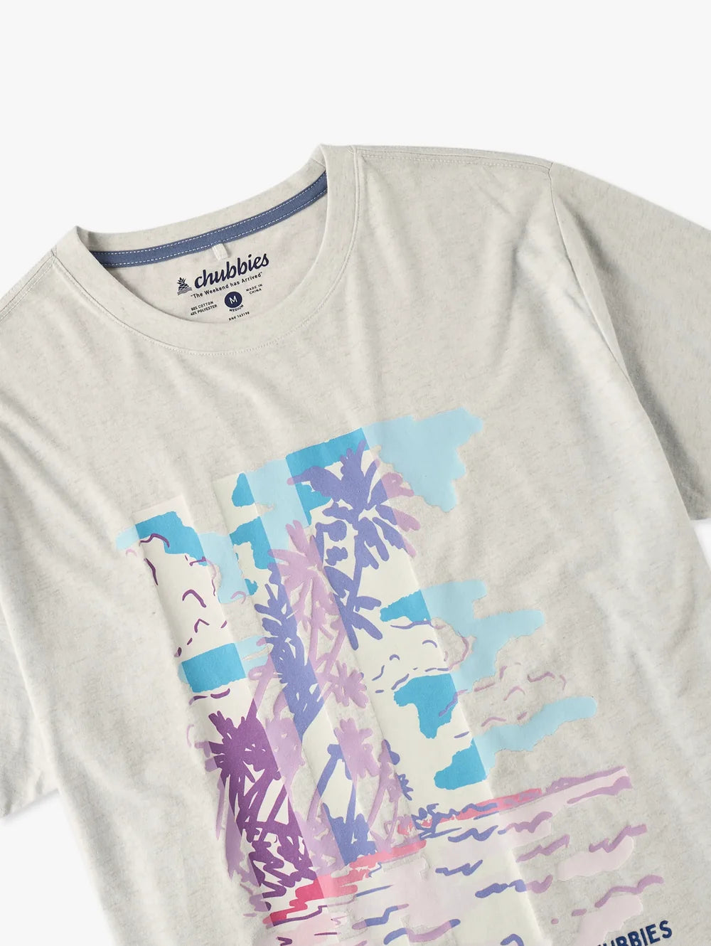 The Postcard From Paradise (Non Pocket Graphic Tee) - Image 2 - Chubbies Shorts