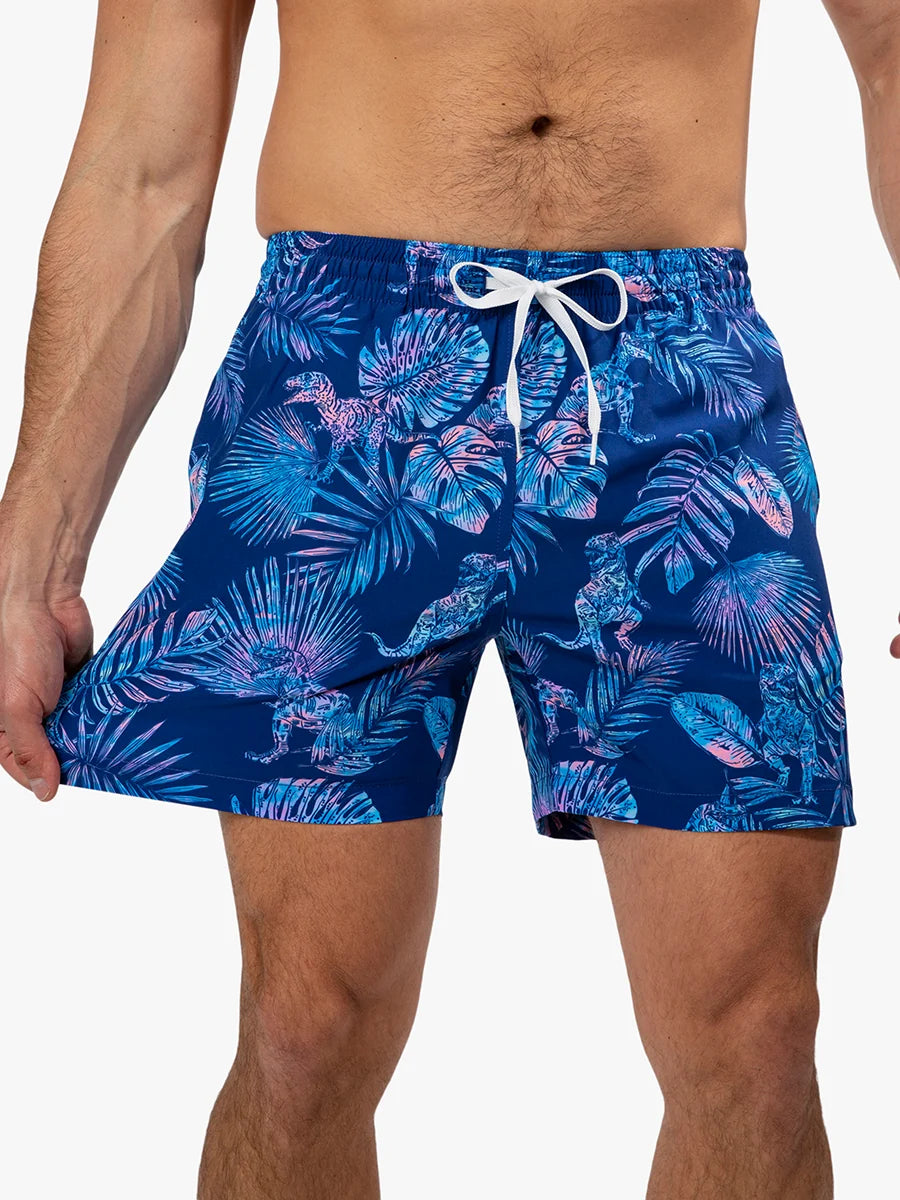 The Prehistoric Blues 5.5" (Classic Swim Trunk) - Image 6 - Chubbies Shorts