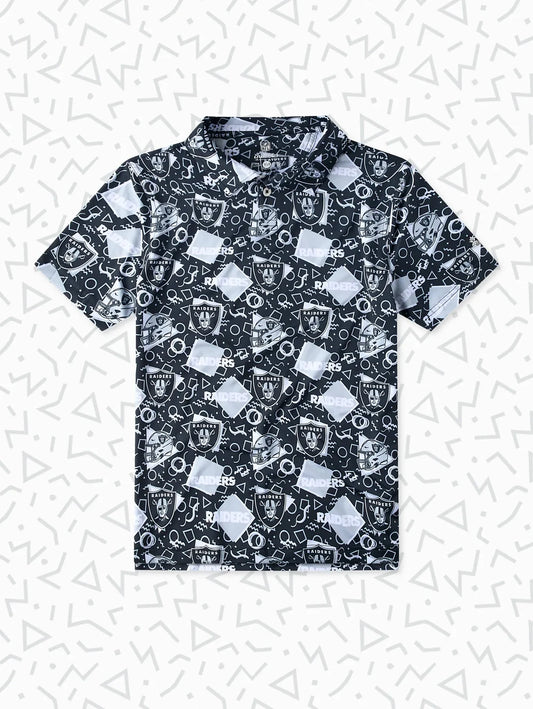The Raiders Game Day Fit (Boys Performance Polo) - Image 1 - Chubbies Shorts