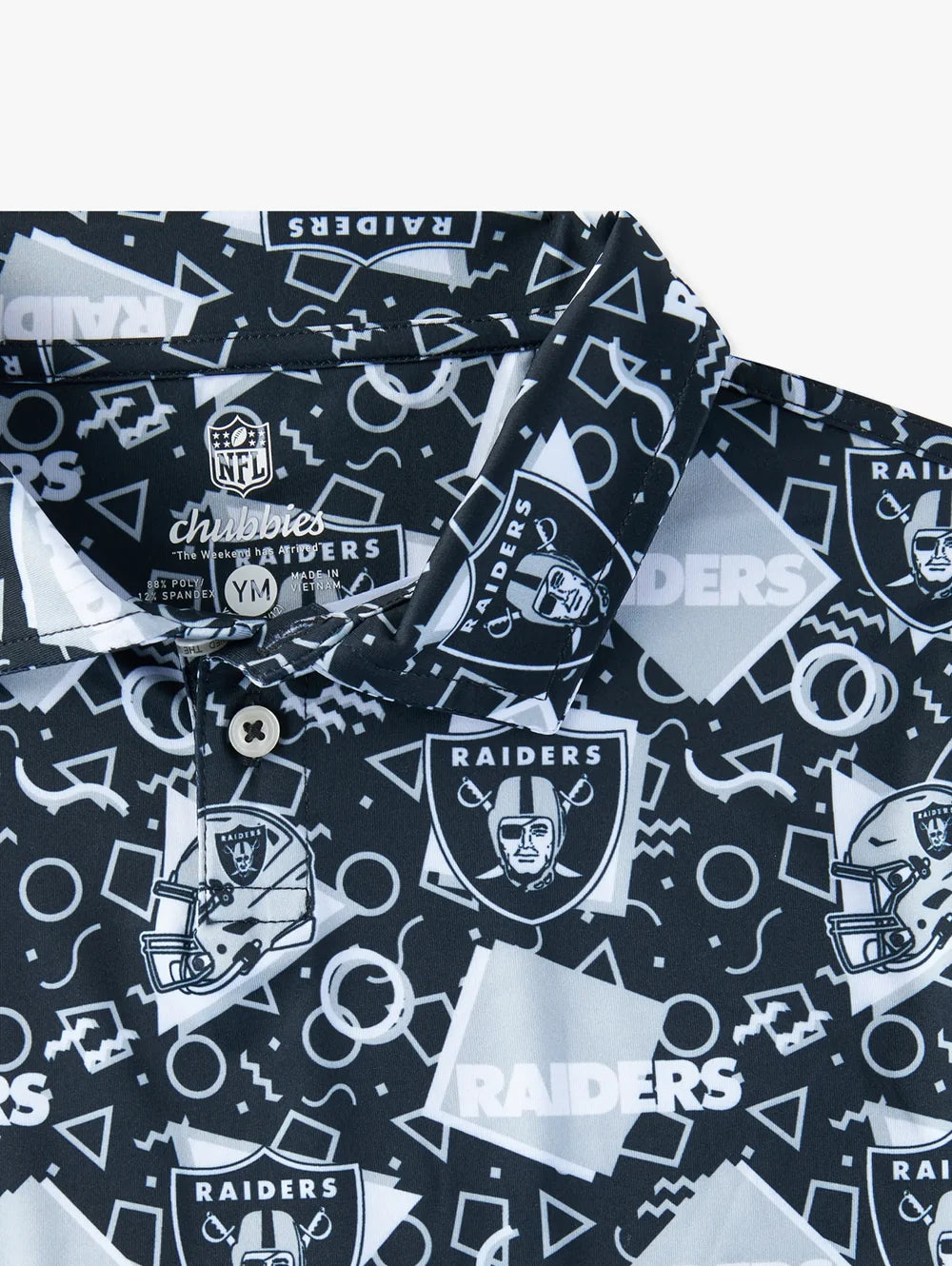The Raiders Game Day Fit (Boys Performance Polo) - Image 2 - Chubbies Shorts