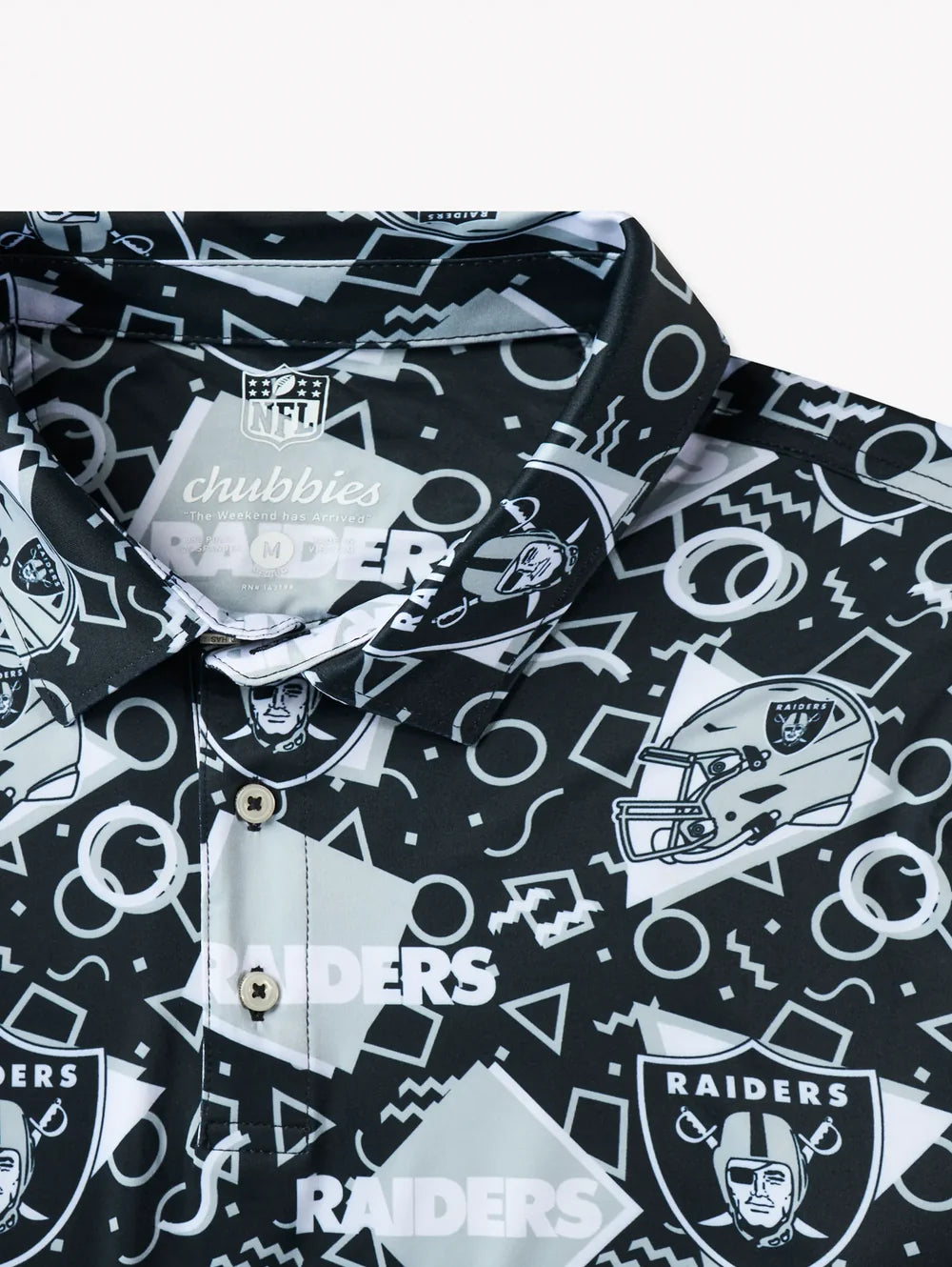 The Raiders Game Day Fit (Performance Polo) - Image 2 - Chubbies Shorts