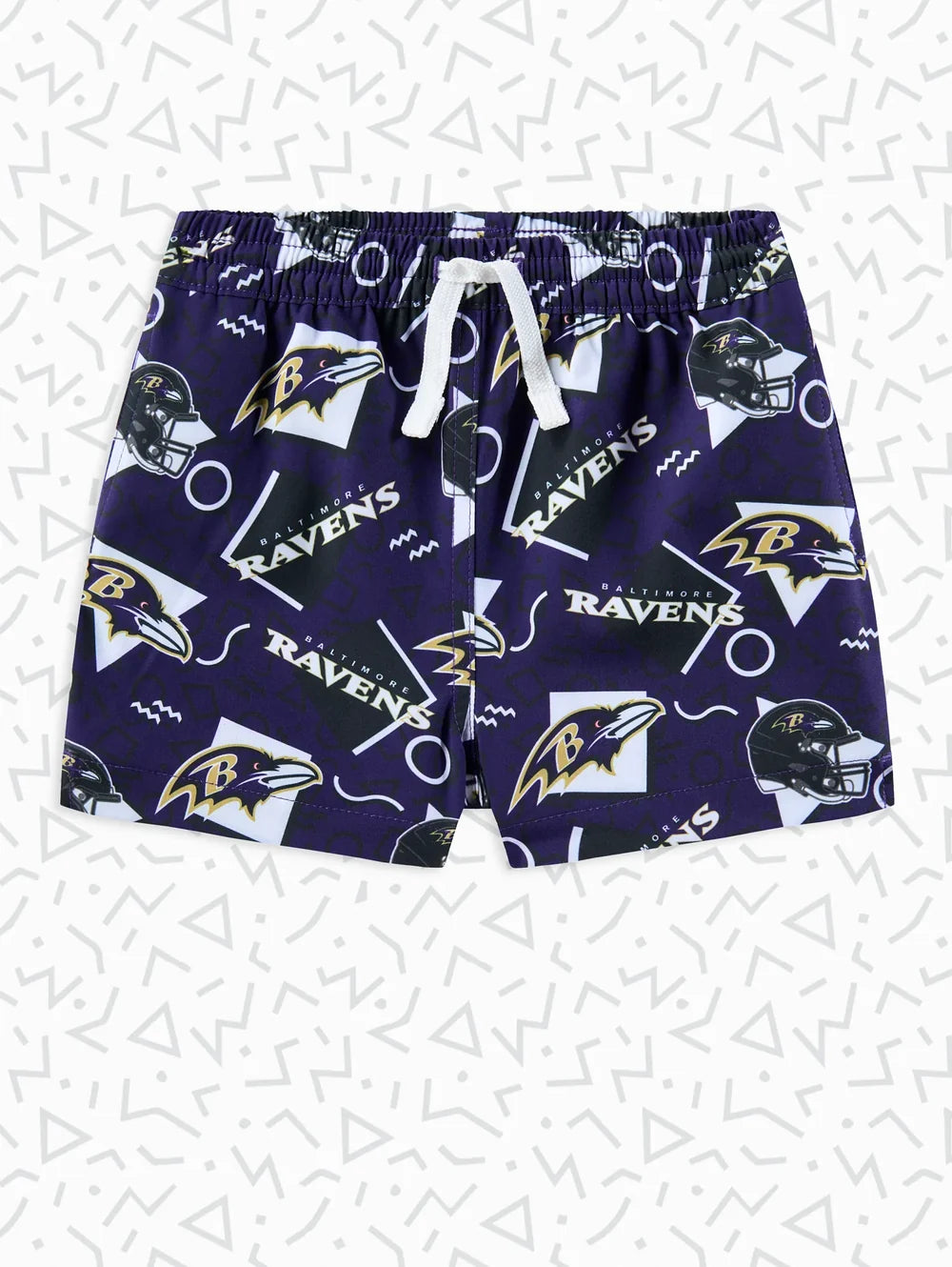 The Ravens Game Day Fit (Toddler Swim Trunk) - Image 1 - Chubbies Shorts