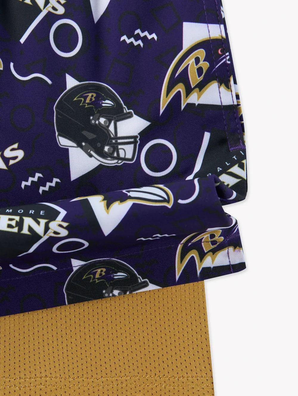 The Ravens Game Day Fit (Boys Classic Lined Trunk) - Image 2 - Chubbies Shorts