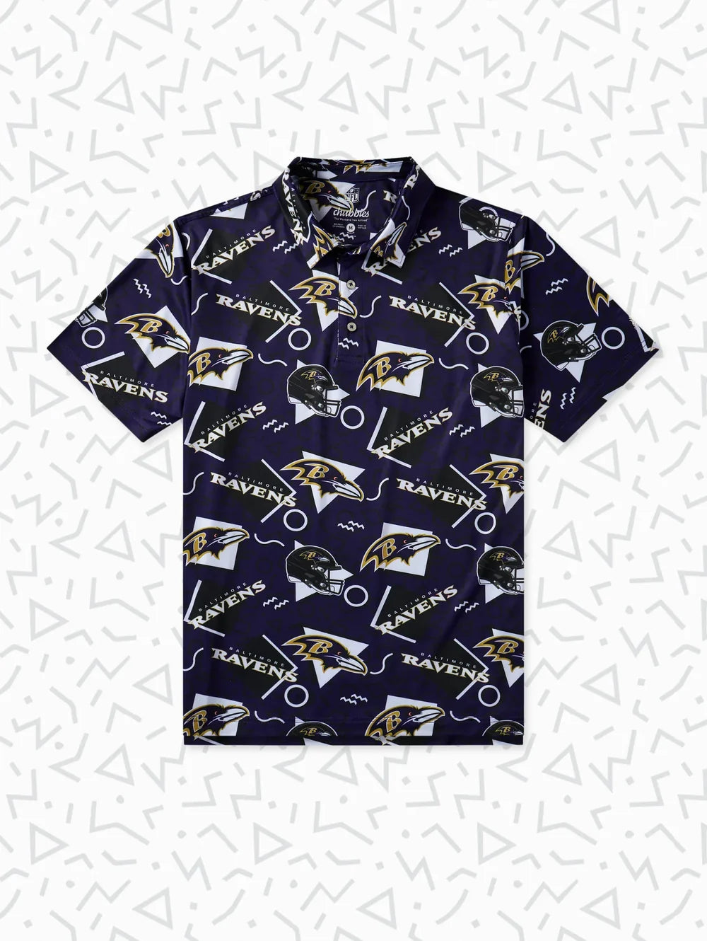 The Ravens Game Day Fit (Performance Polo) - Image 1 - Chubbies Shorts