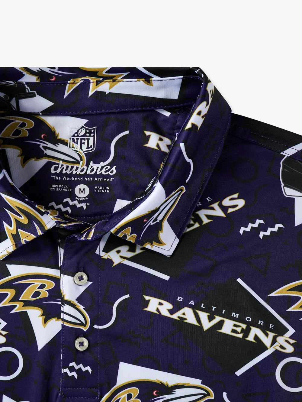 The Ravens Game Day Fit (Performance Polo) - Image 2 - Chubbies Shorts