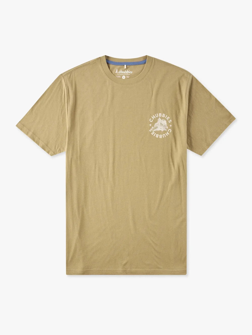 The Rough n' Tumble (Non Pocket Graphic Tee) - Brown - Image 1 - Chubbies Shorts