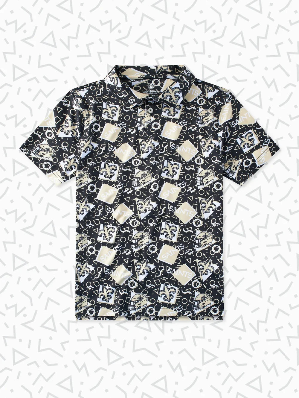 The Saints Game Day Fit (Boys Performance Polo) - Image 1 - Chubbies Shorts